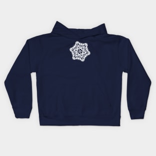 Paper Snowflake design no. 3 Kids Hoodie